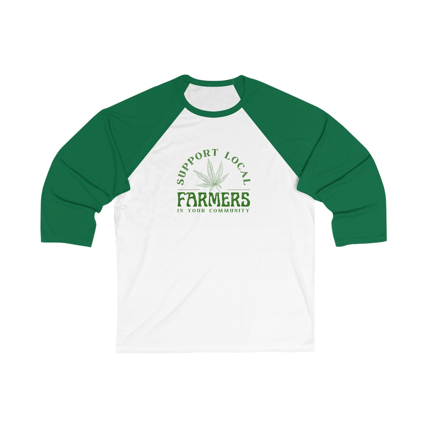 Support Local Farmers Baseball Tee